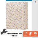 Ver imagem 4 de Guarda Roupa Armário Dobrável Portátil Multiuso Organizador de Roupas Sapateiro Flores - StaremCasa