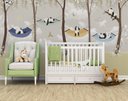 Ver imagem 4 de Papel de parede infantil panda safári para quarto de bebê M² PP133