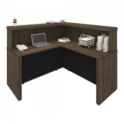 Conjunto Escritório Recepção 3 Peças com 2 Balcões em L Tamburato 147,7cm 1 Gaveteiro  - 7