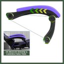 Ver imagem 5 de Cadeira Escritório Gamer Nitro Roxo Ergonômica Couro Sintético Reclinável Altura Ajustável Luvinco