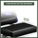 Ver imagem 4 de Cadeira Escritório Gamer Nitro Roxo Ergonômica Couro Sintético Reclinável Altura Ajustável Luvinco