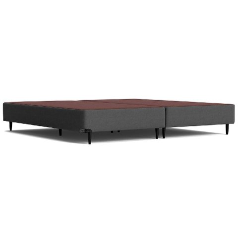 Base Sommier Camurça Cinza Super King 193x203x23cm - 1051611854 - Ortobom Base Sommier Camurça Cinza