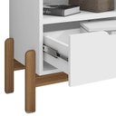 Ver imagem 5 de Mesa de Cabeceira 1 Gaveta 004015 Branco Dcasa