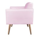 Ver imagem 3 de Poltrona Natural Rosa Bebê