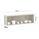Ver imagem 2 de Armário para Cozinha Basculante 90 Cm 1 Porta Luci Luciane Móveis