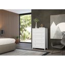 Ver imagem 1 de Cômoda para Quarto 5 Gavetas 76cm x 111,5cm Branco