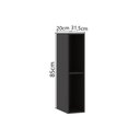 Ver imagem 3 de Nicho Vertical 20cm Premium Luciane Móveis Preto