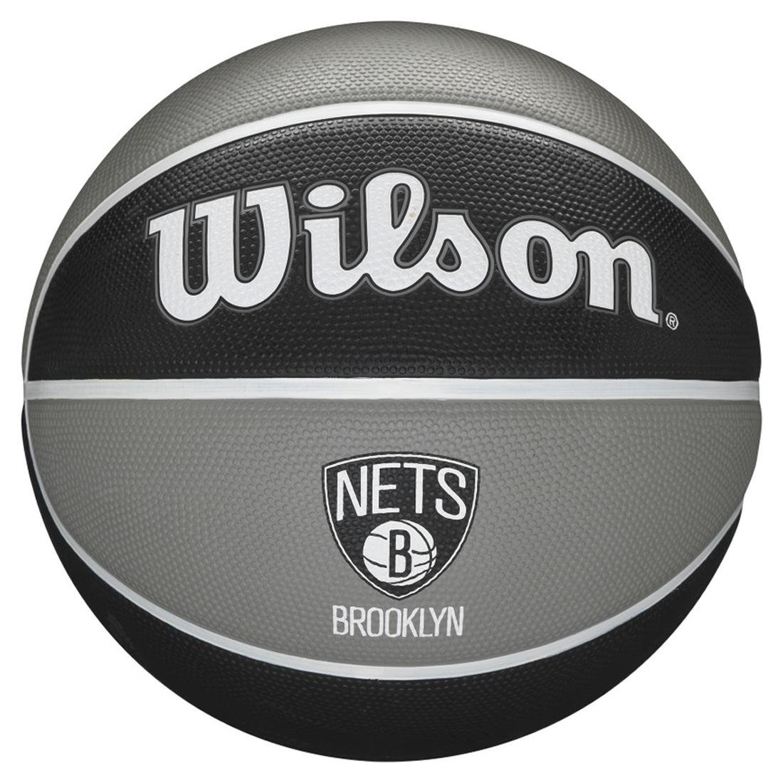 Bola de Basquete NBA Team Tribute Brooklyn Nets #7 Wilson - Preto/Cinza - 2
