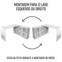 Ver mais imagens de Conjunto Escritório Home Office 4 Peças Mity A06 Branco - Mpozenato