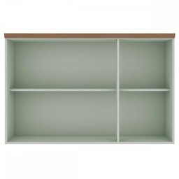 Armário Aéreo Cozinha 3 Portas Verde Mint 1531 - Genialflex - 2