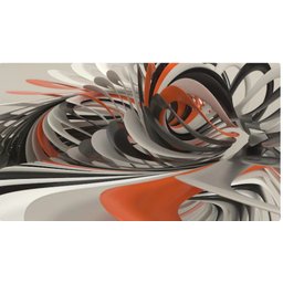 Quadro Decorativo Tela Canvas Abstratro Ref:qbab12 Lojall 150 X 100 Cm Borda Infinita - 2