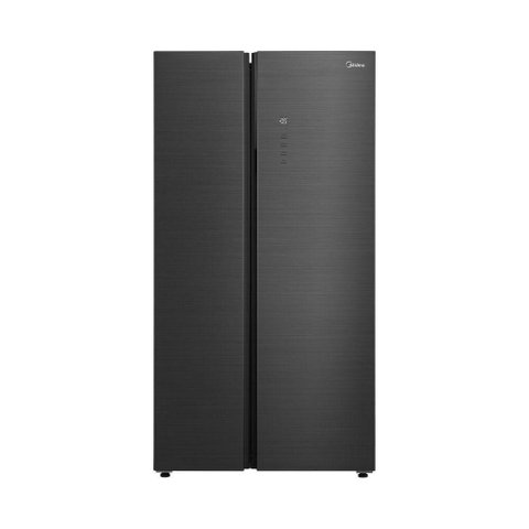 Geladeira Midea Side By Side Frost Free Inverter 700L Spacemaste Smarthome MDRS923MMDDX3 Black Inox