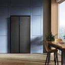 Ver mais imagens de Geladeira Midea Side By Side Frost Free Inverter 700L Spacemaste Smarthome MDRS923MMDDX3 Black Inox