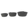 Cesto de Tricot Organizador Decorativo Conjunto 3 Un 4024p - 4