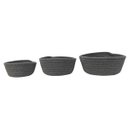 Ver imagem 4 de Cesto de Tricot Organizador Decorativo Conjunto 3 Un 4024p