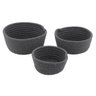 Cesto de Tricot Organizador Decorativo Conjunto 3 Un 4024p - 1