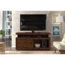 Ver imagem 6 de Rack para TV Verano até 55 Polegadas c/ 1 Porta de Correr e 3 Nichos Off White/Marroquim - DJ Móveis