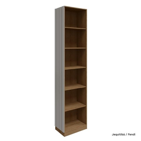 Módulo Cantoneira Lateral 245cm Altura Rimo Setiba - Jequitibá/fendi