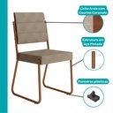 Ver mais imagens de Conjunto Sala de Jantar 6 Cadeiras Charlotte Carraro