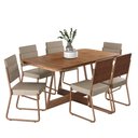 Ver imagem 2 de Conjunto Sala de Jantar 6 Cadeiras Charlotte Carraro