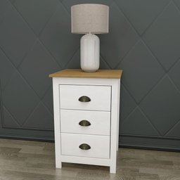 Comoda 8 Gv 02 Mesas de Cabeceira 3 Gv Madeira Maciça Branco Freijo Milani Store - 8