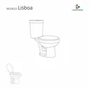 Ver imagem 3 de Assento Sanitário Almofadado Lisboa Branco para vaso Luzarte Estrela
