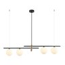 Pendente Retangular 98x23x16,5cm 100w 4XG9 HL017LW Bambu Bella Iluminação - 1