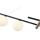 Ver imagem 4 de Pendente Retangular 98x23x16,5cm 100w 4XG9 HL017LW Bambu Bella Iluminação