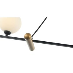Pendente 80x19cmx29cm 3 Lâmpadas 75w Bambu Bella Iluminação - 4