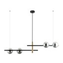 Ver imagem 2 de Lustre Pendente 104x31,5x22cm 4 Lâmpadas G9 100w Bambu Bella Iluminação