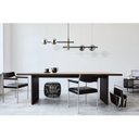 Ver imagem 1 de Lustre Pendente 104x31,5x22cm 4 Lâmpadas G9 100w Bambu Bella Iluminação