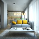 Ver imagem 2 de Pendente 98x15x28cm E27 Petit Poa SQ002B Bella Iluminação