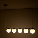 Ver imagem 7 de Pendente 98x15x28cm E27 Petit Poa SQ002B Bella Iluminação