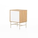 Ver imagem 7 de Mesa de Cabeceira Maya 3 Gavetas 43 Cm X 40 Cm Tauari