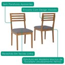 Ver imagem 5 de Mesa de Jantar Redonda Cacau com 4 Cadeiras Estofadas Juparana Linho Grafite Ornar
