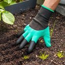 Ver imagem 3 de Luva de Jardinagem com Garras Protege Cava Planta Garden Genie Gloves