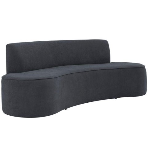 Sofá 04 Lugares 230cm Mônaco Bouclé Cinza Azulado - Nexta Casa