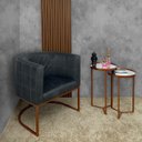 Ver imagem 2 de Kit 10 Módulos Ripados Decorativo em Mdf Autoadesivo 53x15 - Freijó - Lh Móveis