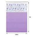 Ver imagem 3 de Kit Varão + Cortina para Box Visor | Cortina Tulipas (1,35x2,00m) e Varao Extensivel 70 Ate 120cm Me