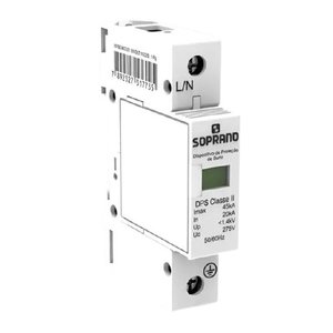 Dispositivo Dps 45ka 1p Classe Ii e Iii 175v a 275v Soprano Unico