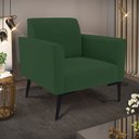 Ver imagem 2 de Kit 2 Poltronas Pés Villach Marisa Veludo D03 - D'Rossi Verde
