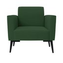 Ver imagem 3 de Kit 2 Poltronas Pés Villach Marisa Veludo D03 - D'Rossi Verde