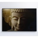 Ver imagem 3 de Quadro Buda Face 60x40 Cm Vidro Impresso