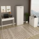 Ver imagem 1 de Kit 3 peças 1 Mesa para Escritório com Gaveta 1 Armário e 1 Balcão Espresso Móveis