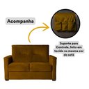 Ver imagem 3 de Sofá 2 Lugares Pequeno Alice e Porta Controle Herreiro Cobre
