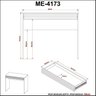 Kit 3 peças 1 Mesa para Escritório com Gaveta 1 Armário e 1 Balcão Espresso Móveis - 14