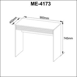 Kit 3 peças 1 Mesa para Escritório com Gaveta 1 Armário e 1 Balcão Espresso Móveis - 17