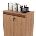 Ver imagem 3 de Kit 3 peças 1 Mesa para Escritório com Gaveta 1 Armário e 1 Balcão Espresso Móveis