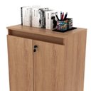 Ver imagem 3 de Conjunto 3 peças 1 Mesa para Escritório com Gaveta 1 Armário e 1 Balcão Espresso Móveis