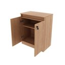 Ver imagem 4 de Conjunto 3 Peças 1 Mesa para Escritório com Gaveta 1 Armário e 1 Balcão Espresso Móveis Marrom